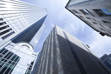 Foto auf Acrylglas Corporate buildings in perspective © Sebastian Duda