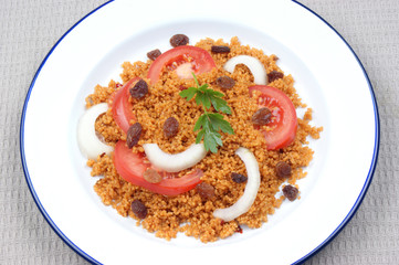 Couscous, ein Grundnahrungsmittel in Nordafrika