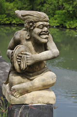 Fototapeta na wymiar Statue auf Bali