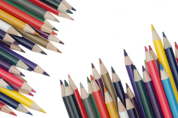 Colorful Pencil Art Creativity Background
