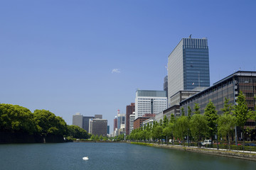 丸の内と日比谷濠