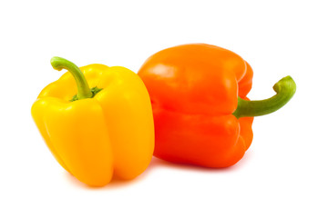 Yellow and orange peppers