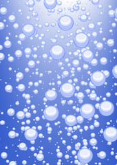Bubbles in water