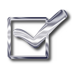 Chrome checked box sign