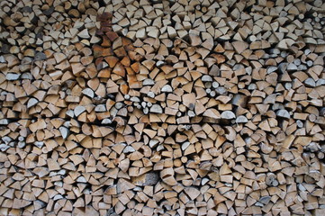 Gestapeltes Holz