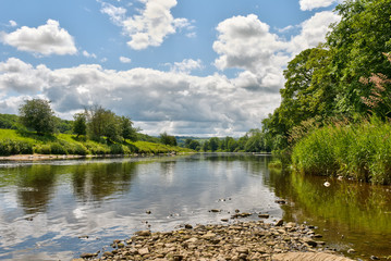 Naklejka premium River Ribble scenic