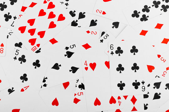 Playing cards background