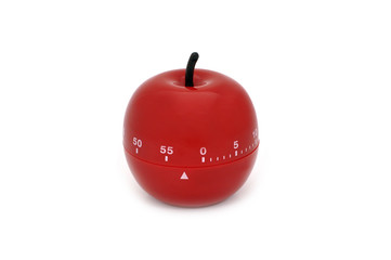 Kitchen timer - red apple