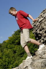 rock climbing
