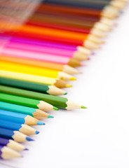 Farbige Stifte zum Zeichnen und Malen