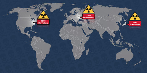 Atomunfall Harrisburg Tschernobyl Fukushima