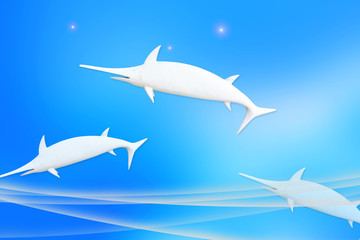 Fototapeta premium Dolphin Graphics.