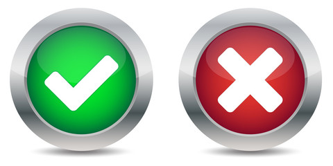 Approved and rejected button