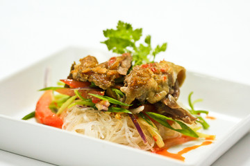 Roast Duck with spicy sauce