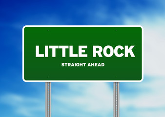 Little Rock, Arkansas Highway Sign