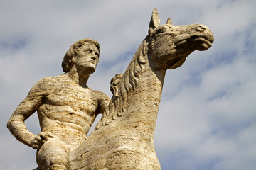 Ulanendenkmal Nackter Reiter Bad Langensalza