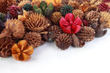 Fototapeta premium ingredient of aroma therapy with blank space for text