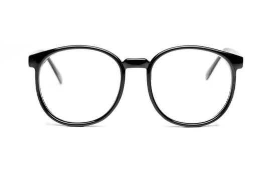 Nerd glasses isolated on white