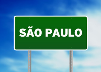 Sao Paulo Highway Sign
