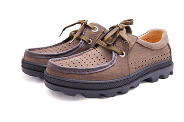 Man's casual shoes,  with good clipping path.