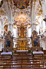 Obraz premium famous cloister of Andechs from inside