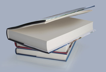 Books in a stack