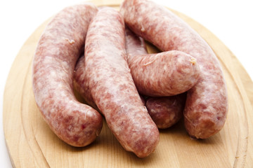 Rohe Bratwurst
