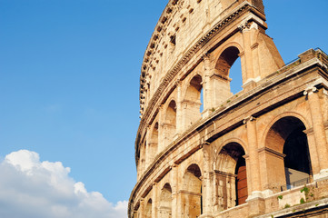 Fototapeta premium Side of Colosseum