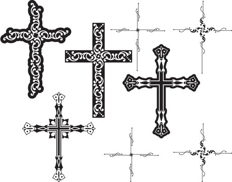cross design set