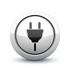 Fototapeta premium icône prise électrique électricité