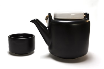 Tetera china y taza