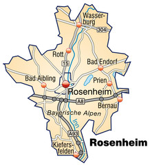 Landkreis Rosenheim Variante 3