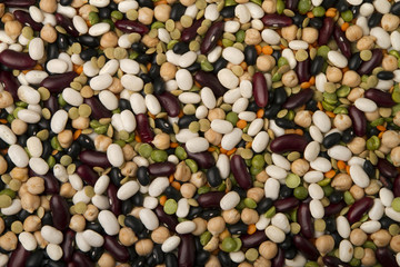 mixed dried beans