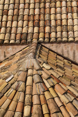 really old roof in dubrovnik