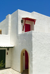 Greek mediterranean traditional architecture