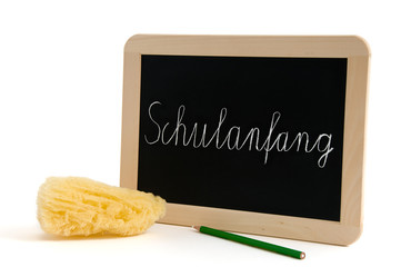 Schiefertafel - Schulanfang