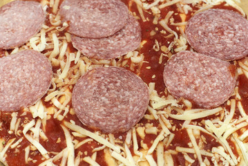 Salami und Käse