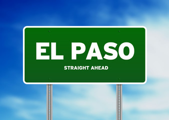 El Paso, Texas Highway Sign