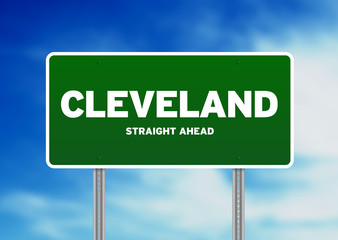 Cleveland, Ohio Highway Sign