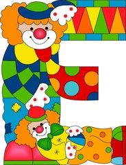 Clowns Letter E