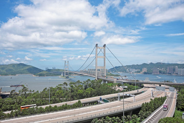 Fototapeta premium Tsing ma bridge