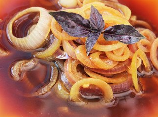 Zwiebelsuppe