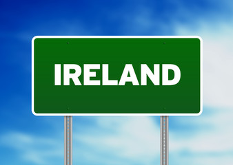 Ireland Highway Sign