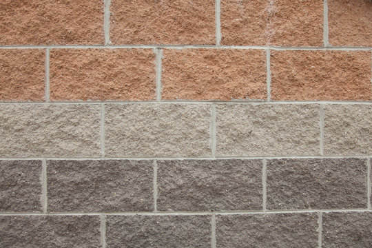 Modern brick wall