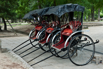 Fototapeta premium Rickshaws