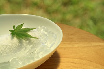 冷たいおしぼり