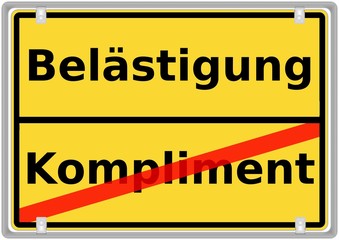 Belästigung vs. Kompliment