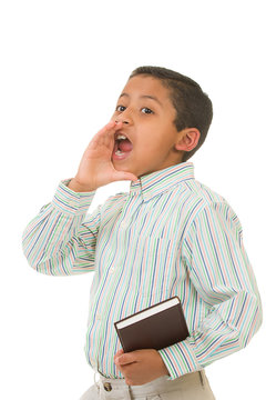 Child Preaching with Loud Voice