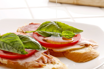 オープンサンド