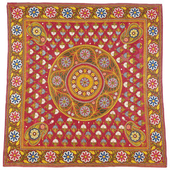 embroidery on  fabric ,traditional art ,Rajasthan,India